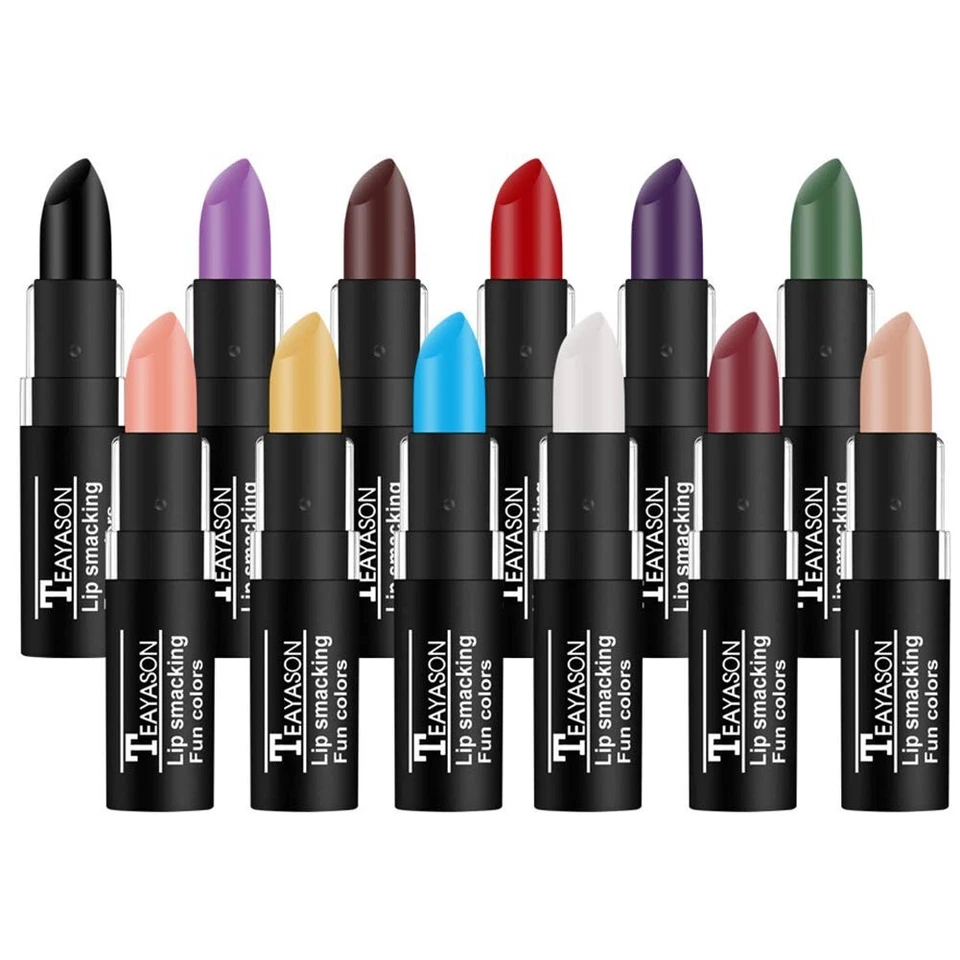 Vampire Matte Lipstick Set - 12 Long-Lasting Waterproof Shades for All Occasions - Image 3 of 4