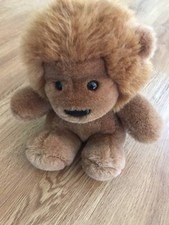 Gund Roary LION Vintage Plush Stuffed Animal 1979 Brown 10"