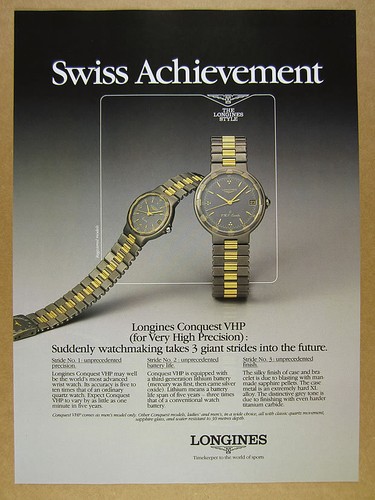 1985 Longines Conquest VHP Watches 
