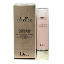 DIOR PRESTIGE LE MICRO-SERUM DE ROSE YEUX ILLUMINATING NUTRITIVE EYE SERUM 15ML