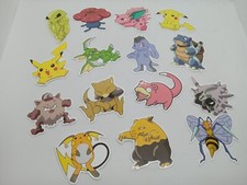 Pok mon Sticker Lot Of 15 New Stickers Assorted Lot