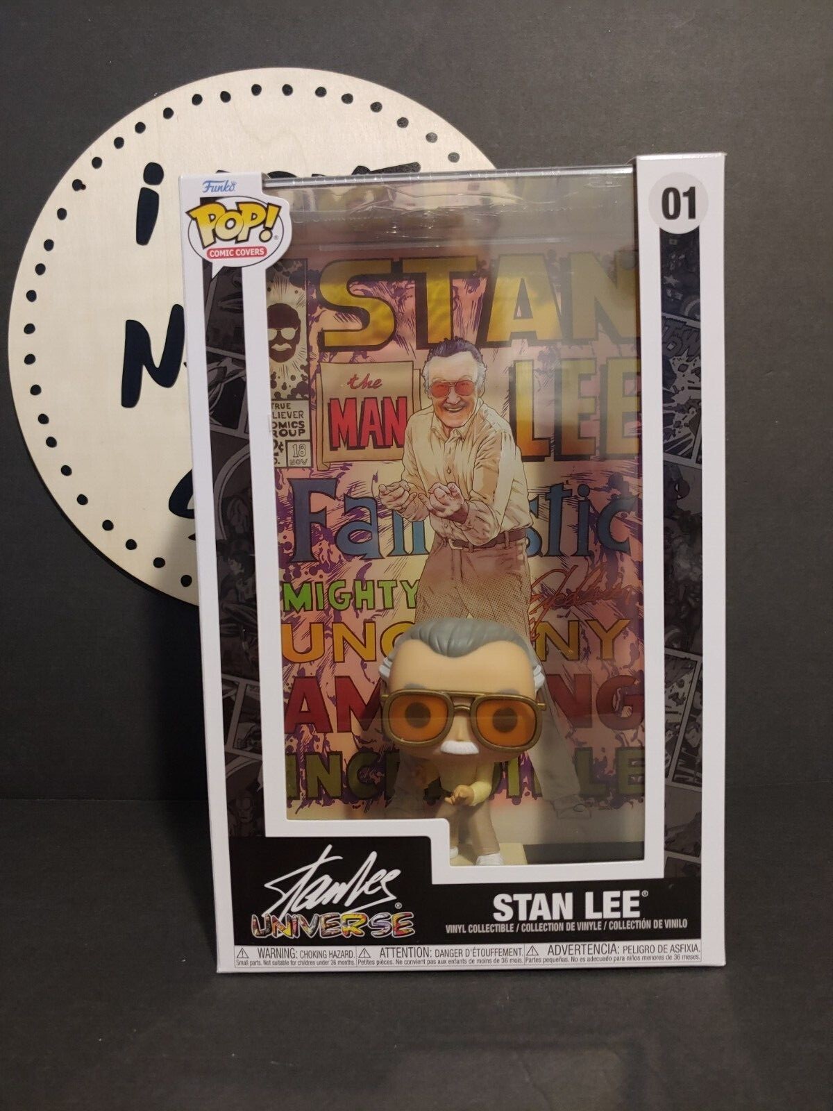 Funko Pop! Cubierta De Cómic - Marvel - Stan Lee #01 - Sellada