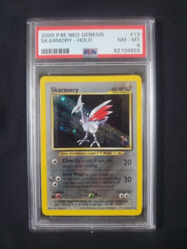 Pokémon Neo Genesis Unlimited Holo LOT OF THREE Skarmory Bellossom Metal Energy - Picture 1 of 6