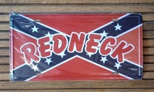 REDNECK Front Vanity License Plate • Used