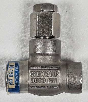 #ad CHEMIQUIP PLV 255S 3 Pressure Limiting Relief Valve Stainless Steel SS $19.99