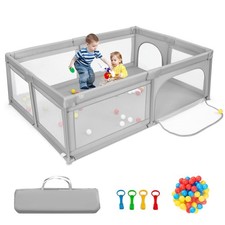 Playpen Costzon Extra Grande Para Bebes Con Ventosas Antideslizantes