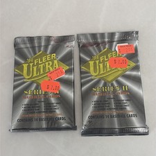 Lot Of 2 1994 Fleer Ultra Series II Baseball Card Packs - Sealed