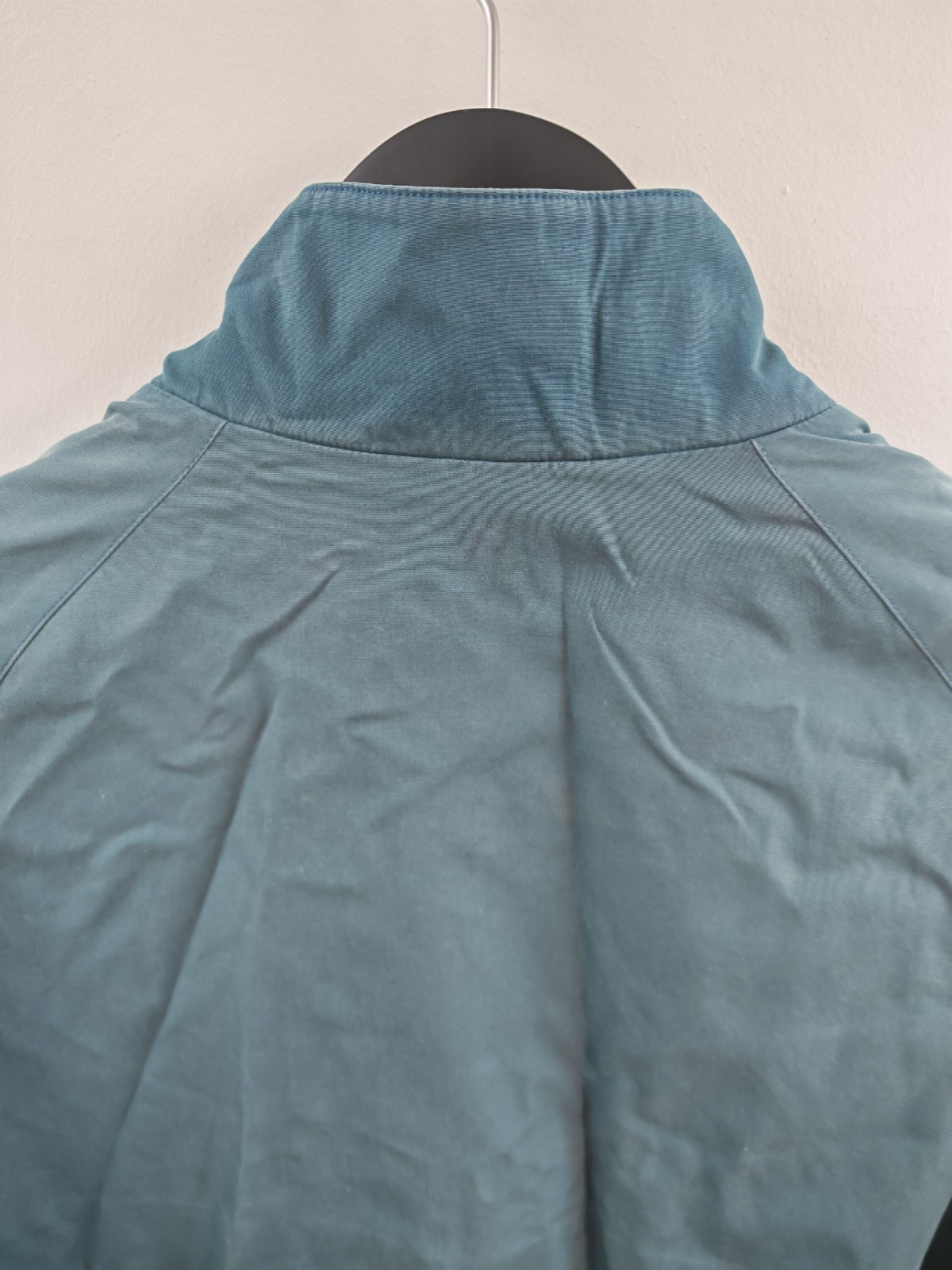 Baracuta G9 Harrington Jacket Mens Size 38 Faded Blue Green Made In England image 9