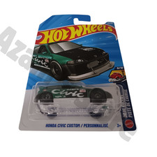 2026 Case F STH Hot Wheels Super Treasure Hunt Honda Civic Custom Int Card