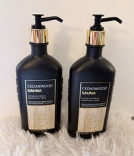 Bath Body Works AROMA CEDARWOOD SAUNA MOISTURIZING BODY LOTION 6.5 Oz Set of 2