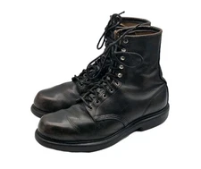 Vintage Red Wing Super Sole Size 12 AA Men's Brown Leather Combat Boots