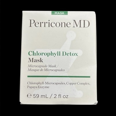 Perricone MD Chlorophyll Detox Mask 2 Fl Oz Gel-to-Clay Purifying Facial