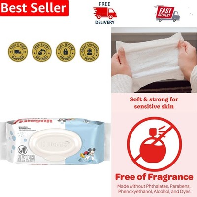 Huggies Simply Clean Unscented Baby Wipes - 64 Extra Soft Wipes in Flip-Top Pack