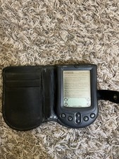 Palm m100 Handheld PDA Organizer - Tested  Working - With Leather Case