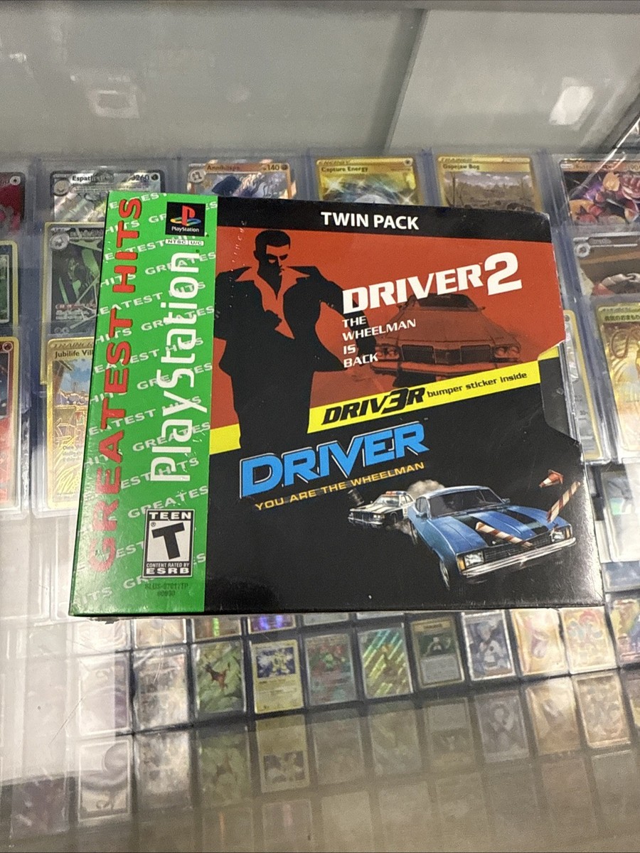 Driver 2/Driver Twin Pack (Sony PlayStation 1, 2004) for sale