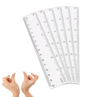6Er Lineal Set 15Cm Grundschule Lineal Kinder BüRo Kunststoff Zentimeter