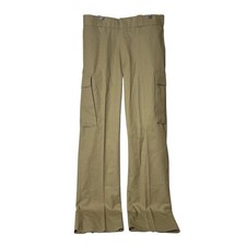 Flying Cross By Fechheimer Khaki Cargo Pants Unhemmed 33 Regular