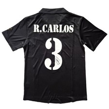 ROBERTO CARLOS signed jersey ORIGINAL AUTOGRAPH RACC COA Real Madrid 2002/03