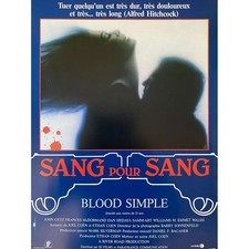 BLOOD SIMPLE Original Herald  - 9x12 in. - 1984 - Joel Coen, Frances McDormand