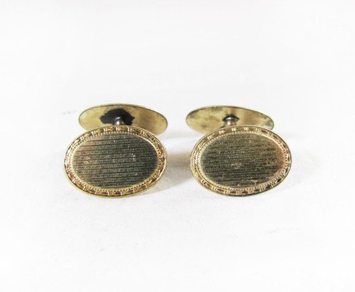 Nice Handsome Vintage Victorian Edwardian Art Deco Hayward Cufflinks