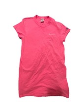 CHAMPION Jersey Short Sleeve T-Shirt Dress Women XS Joyful Pink