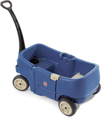 Wagon for Two Plus, Kids Ride on Toy, Stroller Substitute, Includes Seat Belts,
