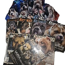 American Bully Dog Collectible Lot - 8 Magazines And 1 Bully Show Hoody Nwot