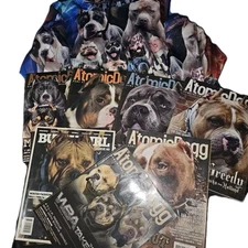 American Bully Dog Collectible LOT - 8 magazines and 1 Bully Show Hoody NWOT 
