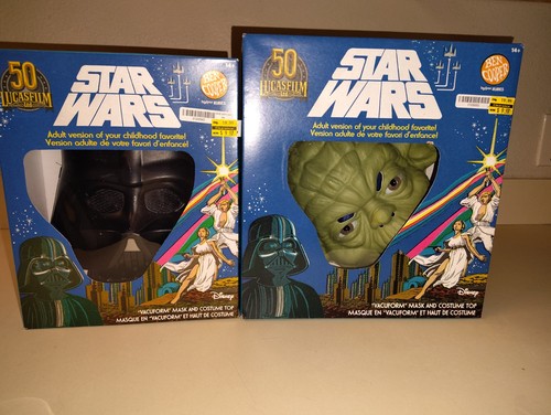2 Star Wars Mask And Costume Made By Disney