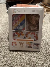 Project Life SALSA Craft Kit 147 Piece SPANISH Words Phrases Cork Embellishments