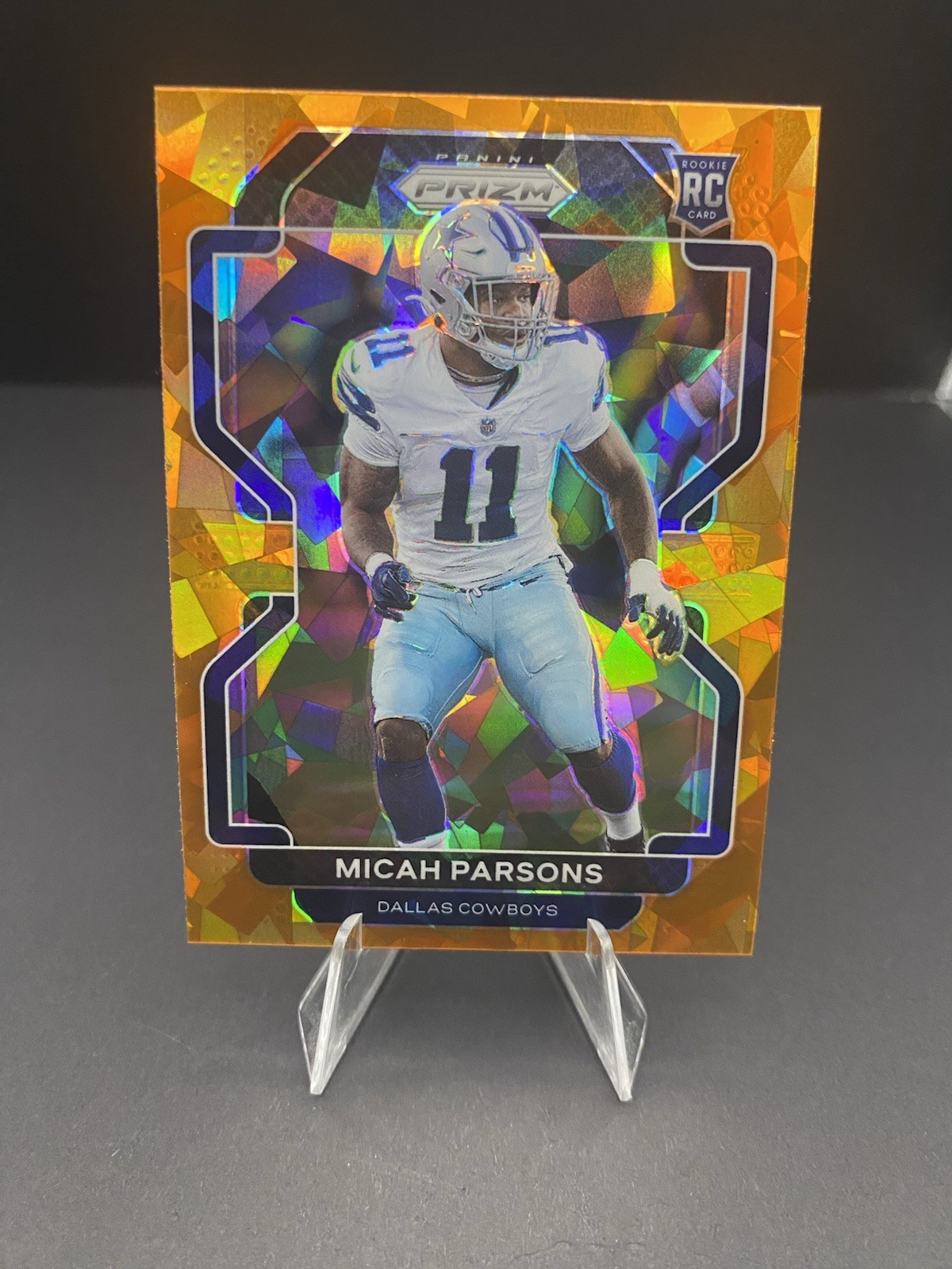 2021 Panini Prizm - Rookie Micah Parsons #382 Orange Ice Prizm (RC)
