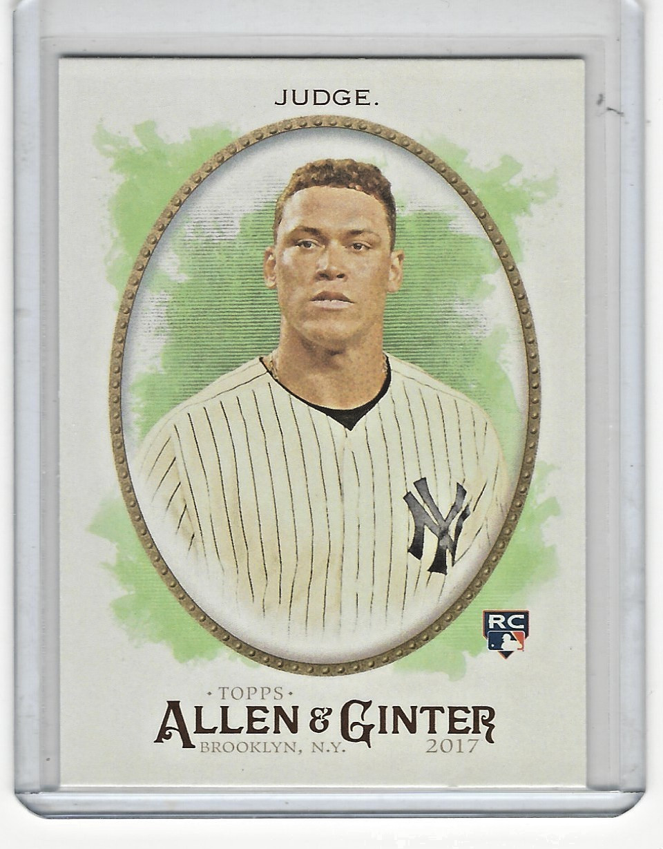 2017 Aaron Judge Topps Allen & Ginter Rookie #172 New York Yankees MVP