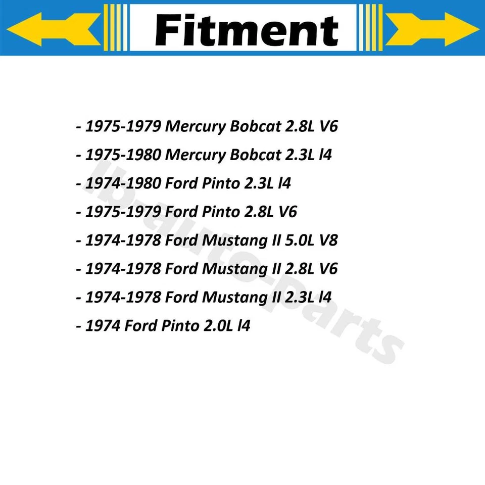Manguera de línea de freno delantero original Raybestos para Ford Mustang II 1974 1975 1976 1977 1978 Foto 2 de 4