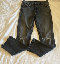 MOTHER The Mid Rise Dazzler Ankle Jeans Open Later Size 28 Made USA