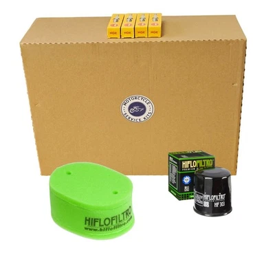 Service Kit For KAWASAKI VN750 1999-2003 Oil|Air Filter 4 X NGK Plugs - Image 1 of 4