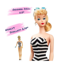 Super Impulse World's Smallest Barbie 1959 Barbie Figure NEW Sealed