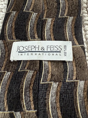 Cravate Homme Joseph & Feiss – 100% Soie, Courte (<57 Pouces) – Occasion