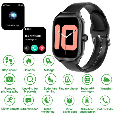 Smart Watch Women Fitness Bluetooth Call SmartWatch With Message Remind