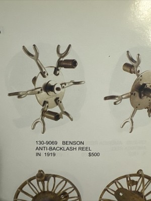 benson fishing reel Old Benson Reel c.1919