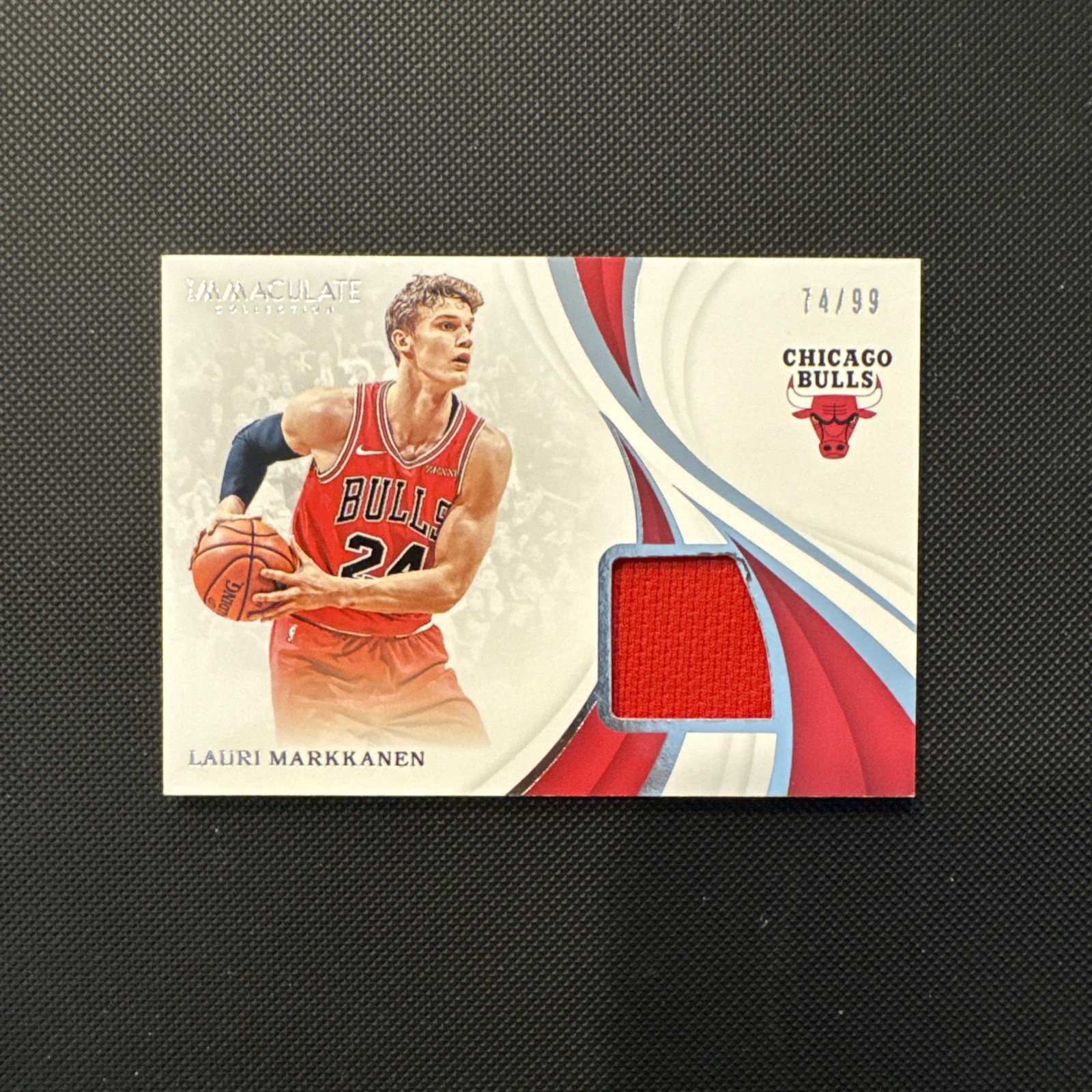 2018 Panini Immaculate Lauri Markkanen #MT-LMK Rookie Patch /99