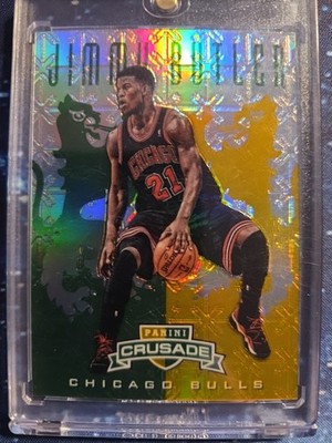 2012-13 Panini Crusade Insert Green And Gold /25 Jimmy Butler RC Rookie Card #46
