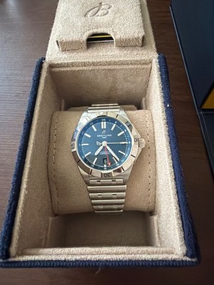 New Breitling Chronomat Automatic GMT 40 Blue Dial Men's Watch A32398 20011239