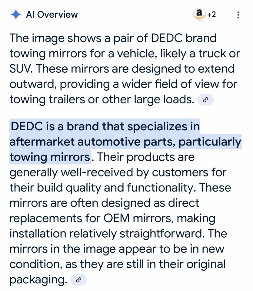 Espejos retrovisores de remolque DEDC para camioneta o SUV se extienden hacia afuera gran angular Foto 4 de 4