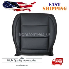 Passenger Bottom Replacement Leather Seat Cover Black For 2006-2010 VW Jetta