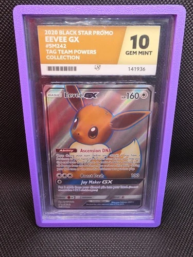 Eevee GX 242 ACE graded card