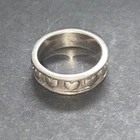 STERLING SILVER 925 Lot Ring A25 Sz 6 Vintage Heart Shadow Box Bali Dancer Hot !