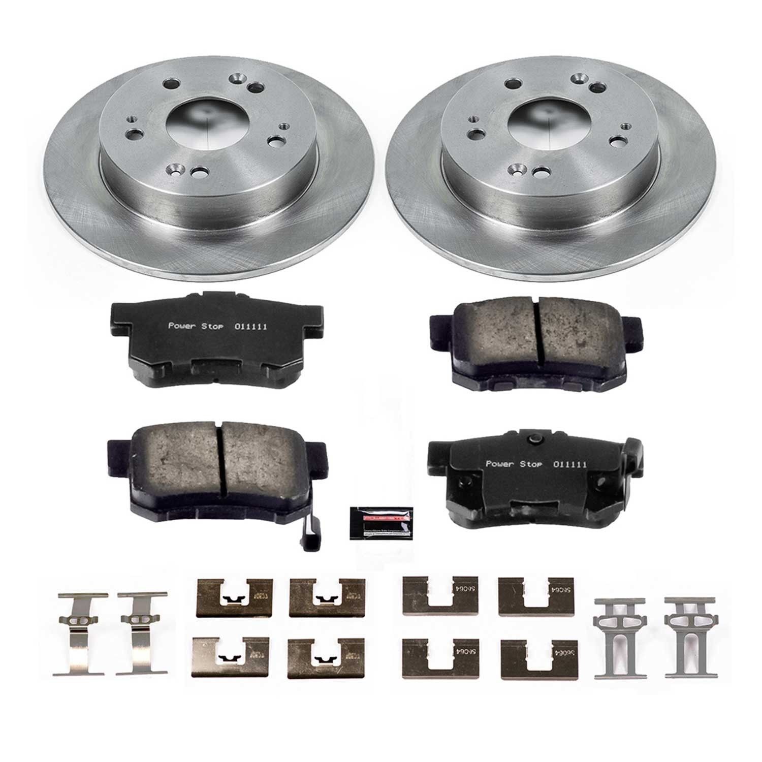 PowerStop KOE1243 Disc Brake Kit For 97-15 Acura Honda Civic ILX Prelude