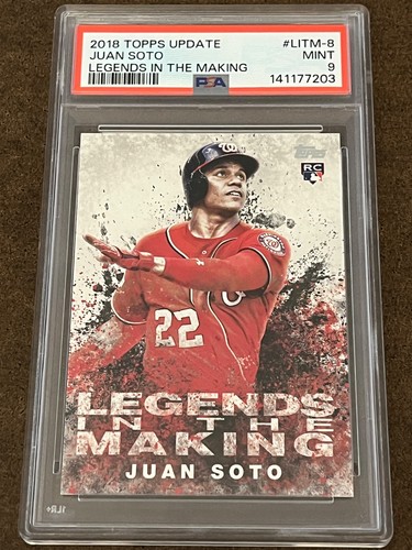 2018 Topps Update Legends in the Making - #LITM-8 Juan Soto (RC) Mint MT PSA 9