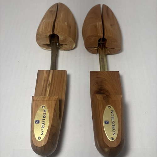 Nordstrom Men's Aromatic Cedar Wood Shoe Trees | Split Toe Hook Heel Size Large