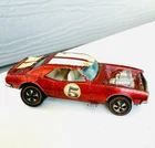 Hot Wheels Redline 1970 Heavy Chevy Red Spoilers Camaro Muscle Car White Int.